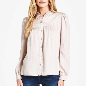 NWT - Dear John Kylee Long Sleeve Top in Moonstruck Cream